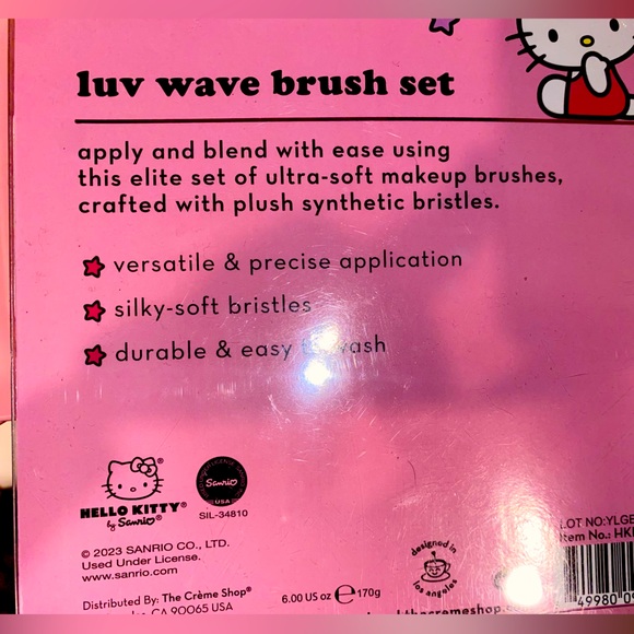 NIB Hello Kitty Makeup Brush Set - Picture 3 of 9